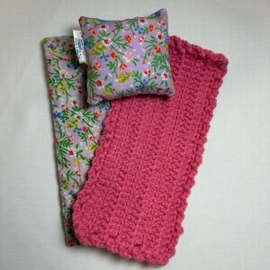 Mattel Barbie Floral Pillow and Cushion Mattress Set